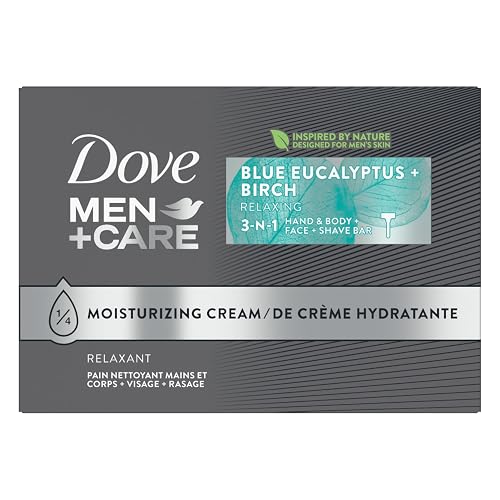 Dove Men Bar 3 in 1 Cleanser for Body, Face, and 8 Bars 3.75 oz | 3-in-1 bar cleans body, face and shave while helping skin feel fresh and healthy.