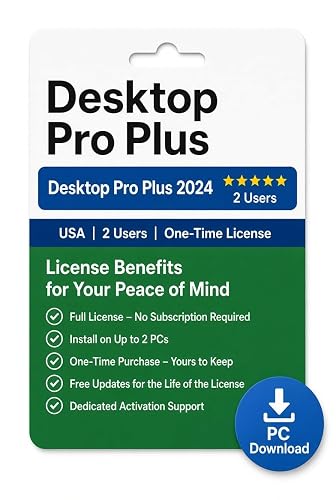 Quick-Book Desktop Pro "Plus" 2024 | 2 Users || NO DVD | Amazon Message Delivery(Within 1-4hrs) - Only PC, Not for Mac | 100% Money Back Guarantee