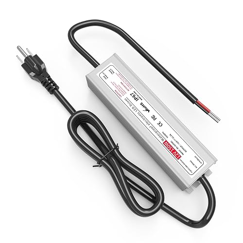 LED Driver 12V 150W Waterproof Power Supply, AC140V to DC24V Transformer | 12V12.5A Power Supply for Indoor and Outdoor LED Lighting ,and industrial low‑voltage equipment and other 24V DC Devices
