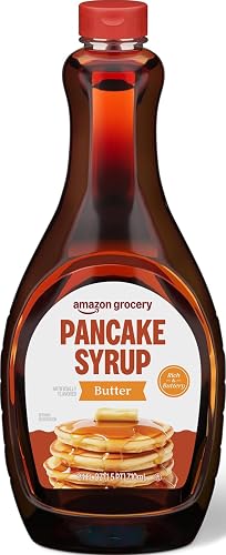 Amazon Grocery, Butter Flavor Pancake Syrup, 24 Fl Oz