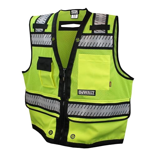 DEWALT DSV521 Class 2 Heavy Duty Surveyor Vest, XL