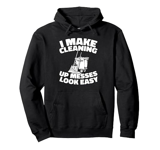 Cleaner Housekeeping Janitorial - Sanitation Cleaner Pullover Hoodie