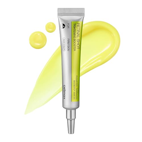 celimax The Vita A Retinal Shot Tightening Booster (0.51 fl.oz) | 0.1% Retinal, 3% Matrixyl for Anti Aging, Pore Minimizer, Fine Lines, Firmer Skin | Korean Skin Care Gift, Advanced Retinol