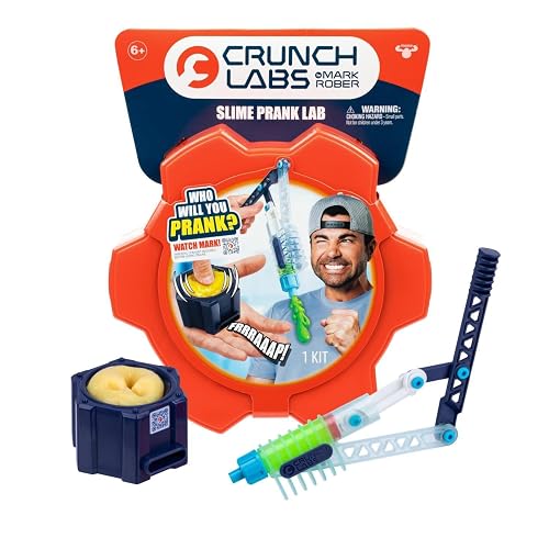 CrunchLabs by Mark Rober, Slime Prank Lab - Prank Toys & Slime Toys | Includes QR code video access & parts to build a Snot Pump with slime kits for hands-on experiments, STEM toys for ages 8-13