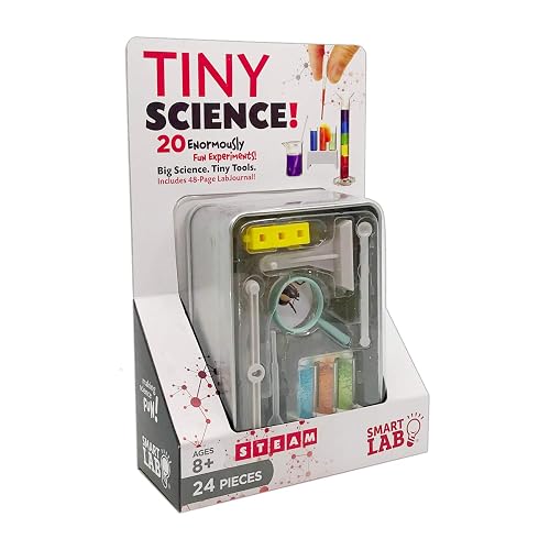 SmartLab Toys Tiny Science - 20 Enormously Fun Experiments. Big Science. Tiny Tools.