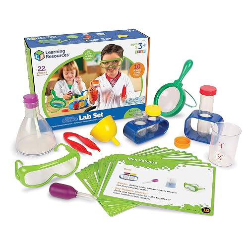 Learning Resources Primary Science Lab Set | Experiments for Kids, Chemistry Toy, Pretend Play, STEM Projects, Classroom Must Haves, Teacher Supplies