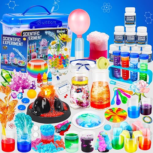 Science Kit for Kids,120 Science Lab Experiments,Scientist Role Play | STEM Educational Learning Scientific Tools,Birthday Gifts and Toys for 8 9 10 Years Old Boys Girls Kids