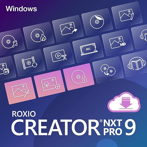Roxio Creator NXT Pro 9 | Multimedia Suite + Photo Editor and CD/DVD Disc Burning Software [PC Download]