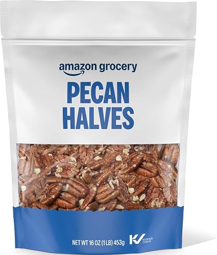 Amazon Grocery, Pecan Halves, 16 Oz (Previously Happy Belly, Packaging May Vary)