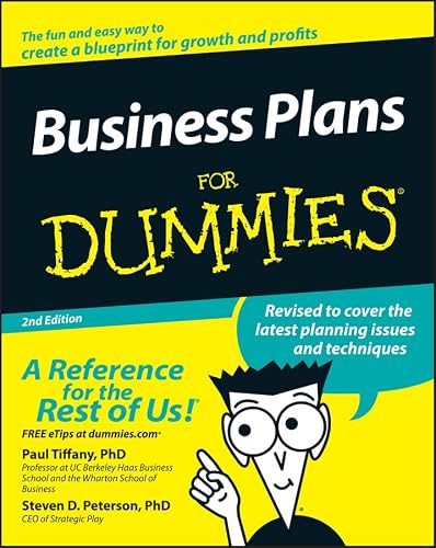Business Plans For Dummies (For Dummies Series)