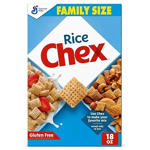 Rice Chex Cereal, Gluten Free,Family Size, 18 oz