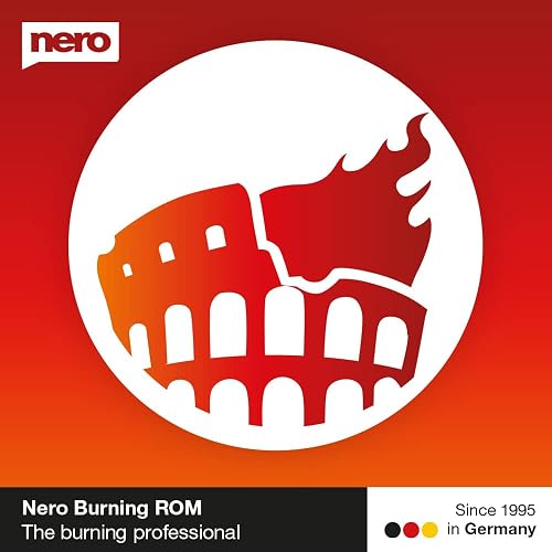 Nero Burning ROM 2026 – Premium CD DVD Blu-ray Burning Software | Burn Copy Rip Backup Your Media | Pro Disc Burner with Password Protection | Lifetime License | 1 PC | Win 11/10/8/7
