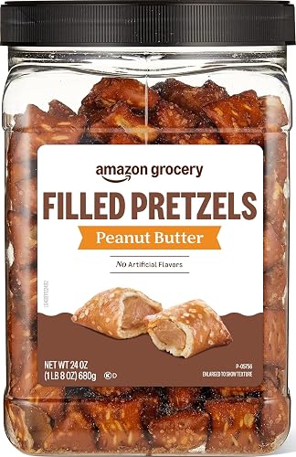 Amazon Grocery, Peanut Butter Filled Pretzels, 24 Oz