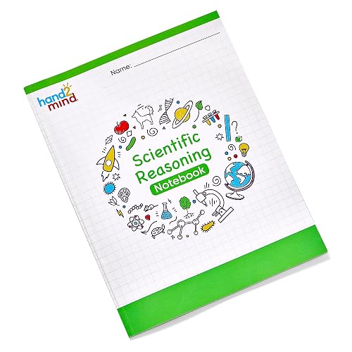hand2mind Scientific Reasoning Notebook, Grades 3-5, Elementary Classroom Must Haves, Science Teacher Supplies, STEM Lab Notebooks for Kids (Set of 10)