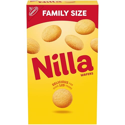 NILLA Wafers Cookies, Vanilla Wafers, Family Size, 15 oz | Certified Kosher