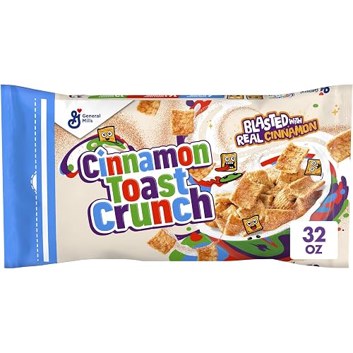 Cinnamon Toast Crunch Breakfast Cereal, Resealable Bag, 32 oz