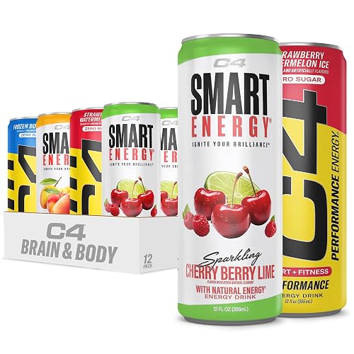 C4 Energy & Smart Energy Drinks Variety Pack, 12 Pack