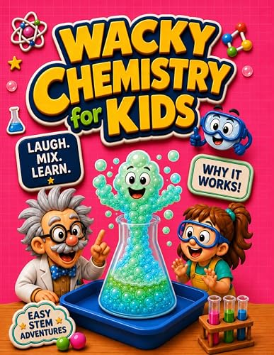 Wacky Chemistry for Kids: A Funny Visual Science Adventure Where Safe Home Experiments Turn Into Comic Stories, Easy STEM Activities, and Laugh-Out-Loud Discoveries