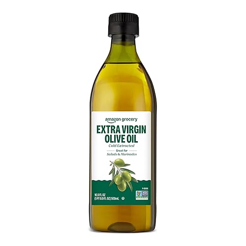 Amazon Grocery, Extra Virgin Olive Oil, 16.9 Fl Oz