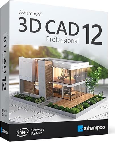 3D CAD 12 PRO - The professional CAD solution, from blueprints to interior design, Architecture for Win 11, 10