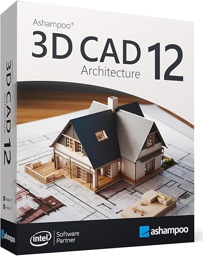 3­D CAD Architecture 12⁠ - design Software for house, garden, balcony, photovoltaic, walls - 2D 3D objects for Win 11, 10