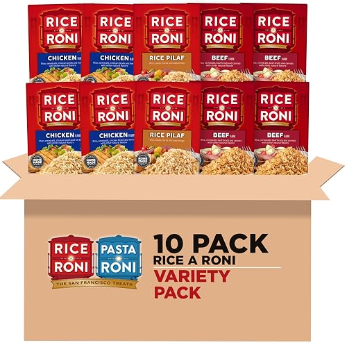 Rice-A-Roni Dinner Classics Variety Pack, 10 Piece Assortment