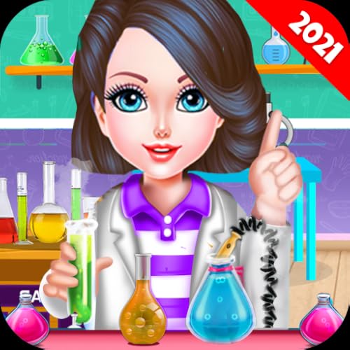 Science School Lab Experiment : Crazy Scientist