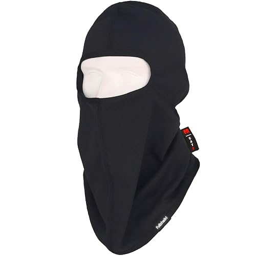 Fullsheild FR Balaclava Face Mask for Men Flame Resistant Hood Welding Cap | 100% Cotton FR Face Mask Arc Flash NFPA2112 CAT2 Face Cover Welding Neck Gaiter Fire Retardant Welding Protector Hat One Size