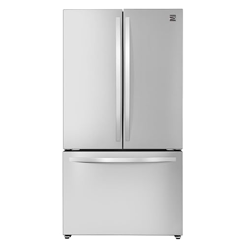 Kenmore 26.6 cu. ft. 36" Wide French Door Refrigerator, FPR Stainless Steel | Internal Ice & Water Dispenser, Accela Chill, Adjustable Glass Shelving, Fingerprint Resistant SS, ENERGY STAR Certified