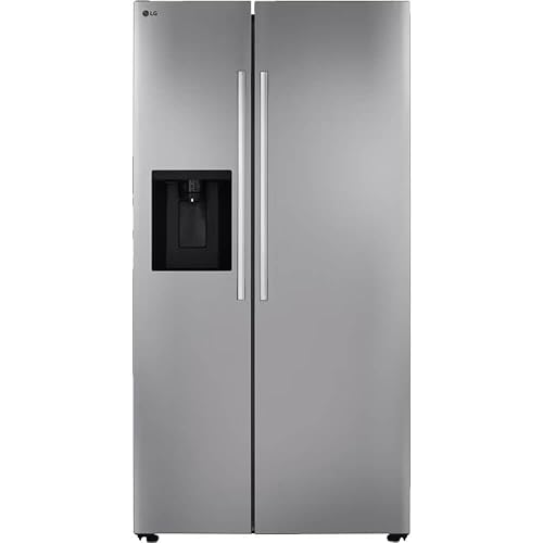 LG 27 cu. ft. Side-by-Side Standard Depth Slim in Door Ice and Water Dispenser in PrintProof Stainless Steel Wi-Fi Enabled LS27T3230S