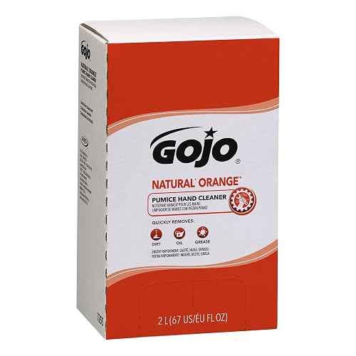 GOJO PRO TDX Natural Orange Pumice, Refill, 4ct x 2000 mL - 7255-04
