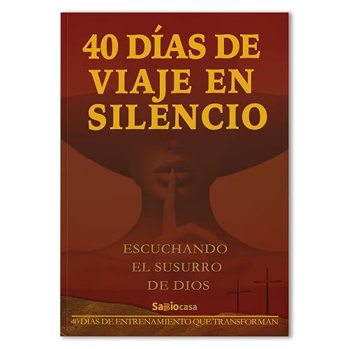 “40 Días de Viaje en Silencio” Un camino de despertar espiritual. 40 días, 40 silencios, 40 encuentros con Dios y contigo mismo.suitable for giving to husband and wife.