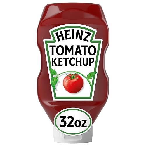 Heinz Tomato Ketchup, 32 oz Bottle | America’s Favorite Ketchup®, No Artificial Sweeteners, No High Fructose Corn Syrup, All Natural Ingredients