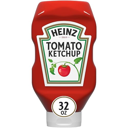 Heinz Tomato Ketchup, 32 oz Bottle | America’s Favorite Ketchup®, No Artificial Sweeteners, No High Fructose Corn Syrup, All Natural Ingredients