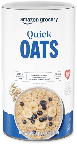 Amazon Grocery, Quick Cook Oats, 18 Oz