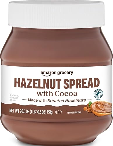 Amazon Grocery, Hazelnut Spread With Cocoa, 26.5 Oz