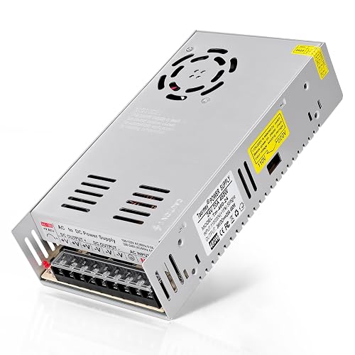 Taormey 24V 20A Power Supply Adapter AC-DC Converter Regulated Transformer | AC 110V/220V to DC 24V 20A 480W Universal Switching Power Adapter LED Driver for LED Strip/LED Display/CCTV/Computer Project