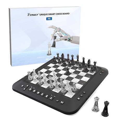 Electronic Chess Set, Board Game, Smart Chess Board, Computer Chess Game, Electronic Chess Set Game, Chess Sets Games Lovers, for Beginners Great Partner for Play and Practice.
