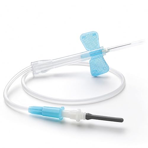 Niqoaao 100 Sets 23Ga x 3/4" (19mm) 12" (30cm) Tube Set Lab Supplies | Individually Packaged, For Laboratory & Industrial Use