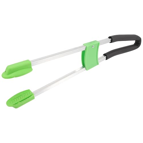 HOMOCONO Multi-Functional Garbage Grabber Tool Long Handle, Trash Picker Litter Picker for Outdoor Waste Collection, Sturdy Janitorial Sanitation Grabber Claw for Trash Pickup
