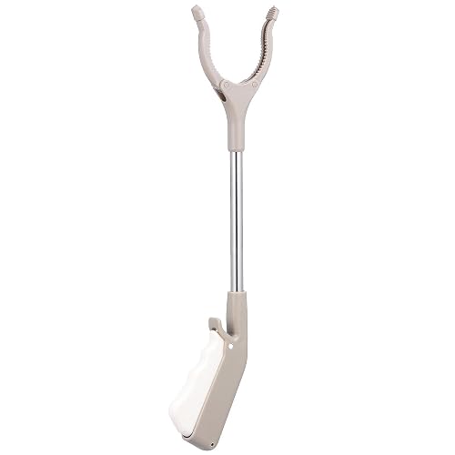 ROMISBABA Stainless Steel Trash Grabber Pickup Tool 40cm – Sanitary Waste Picker Clamp for Outdoor Garbage Collection, Industrial Janitorial Sanitation Accessory