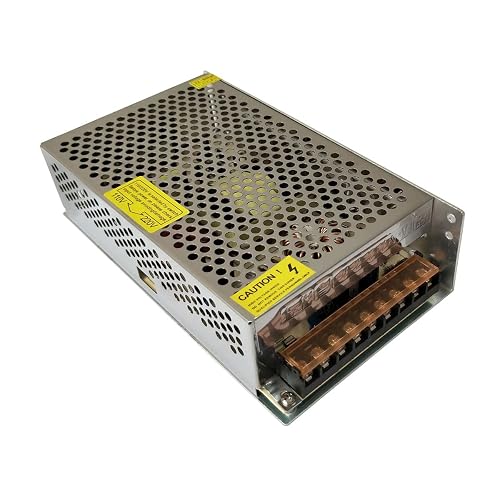 AC 110V/220V to DC 12V 20A 240W Universal Regulated Switching Power Supply Adapter Transformer Driver Converter for LED Strip Light, Security Camera System, Computer Project