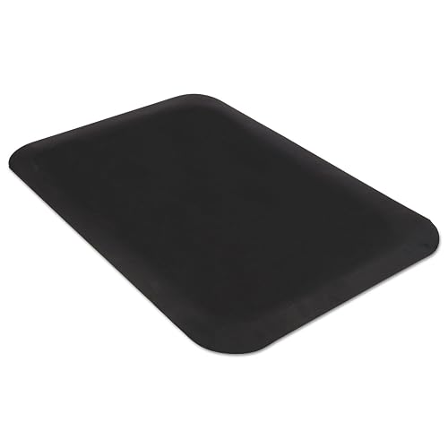 MILLENNIUM MAT Company 44020335 Pro Top Anti-Fatigue Mat, PVC Foam/Solid PVC, 24 x 36, Black