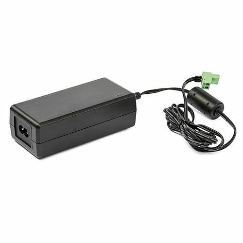 StarTech.com DC Power Adapter - 20V, 3.25A - Universal AC DC Power Supply Block Adapter - External 2 Pin Terminal Block (ITB20D3250), Black, 1 port | External power supply for StarTech industrial products, 2-pin terminal block, NA JP EU UK ANZ plugs