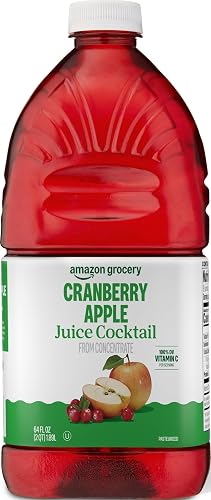 Amazon Grocery, Cranberry Apple Juice Cocktail, 64 Fl Oz