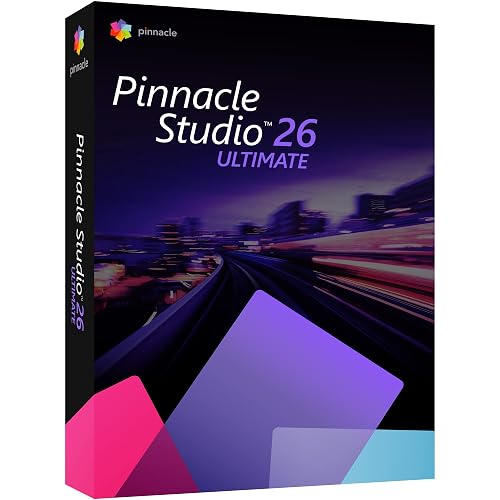 Pinnacle Studio 26 Ultimate | Pro-Level Video Editing & Screen Recording Software [PC Key Card]