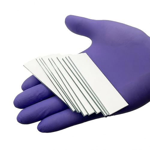 GAVKVAY TLC Plates 25 x 75mm, Lab Thin Layer Chromatography Plate, 80/Box | Classical GF254 Silica Gel Glass Backed, Fluorescent Indicator, for Lab School Science Analysis
