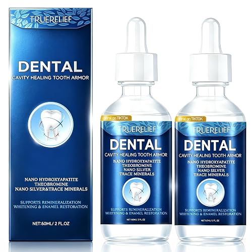 Advanced Enamel Repair Liquid with Nano Hydroxyapatite & Theobromine, Remineralizing Treatment for Sensitive Teeth, Strengthens Enamel & Protects Against Acid Erosion.(02)