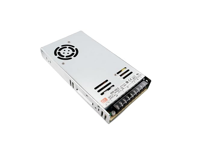 Mean Well RSP-320-5 Switching Enclosed Power Supply with PFC 5V 60A 300W AC/DC | Adjustable 4.5-5.5V Output | LED/A/V/Industrial | RoHS/UL Certified | Built-in Fan, Short Circuit & Overload Protection
