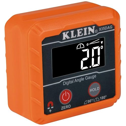 Klein Tools 935DAG Digital Electronic Level and Angle Gauge | Measures 0 - 90 and 0 - 180 Degree Ranges, Measures and Sets Angles
